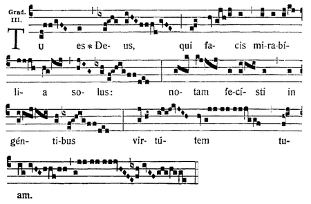Datei:450px-Quadratnotation Tu es deus.png