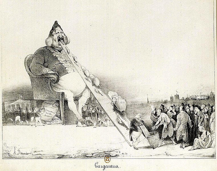 Datei:763px-Honoré Daumier - Gargantua.jpg