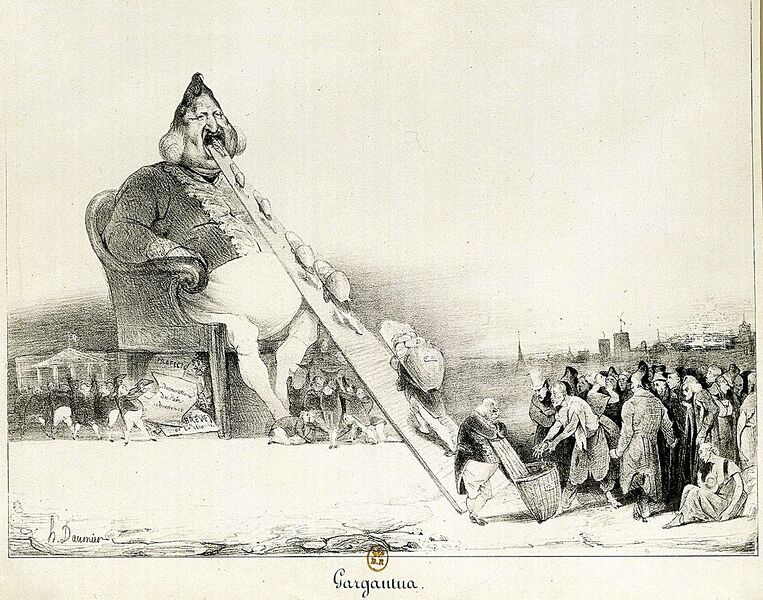 Datei:1144px-Honoré Daumier - Gargantua.jpg
