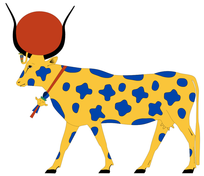 Datei:1044px-Hathor cow.svg.png