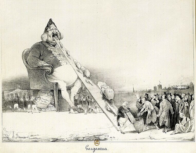 Datei:1525px-Honoré Daumier - Gargantua.jpg