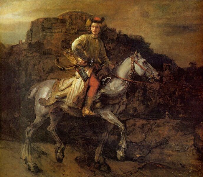 Datei:1034px-Rembrandt Polnischer Reiter.jpg