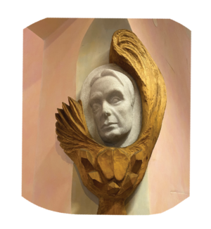 Rudolf Steiner, Relief im Eingangsbereich